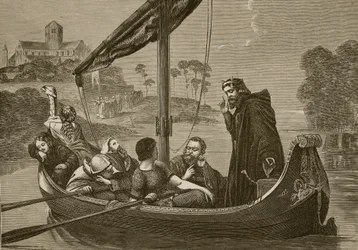 Canute on the River Nene Listening to the Choir of Ely Minster